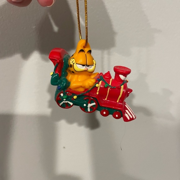 Vintage 2004 Garfield Train Ornament - Picture 1 of 5